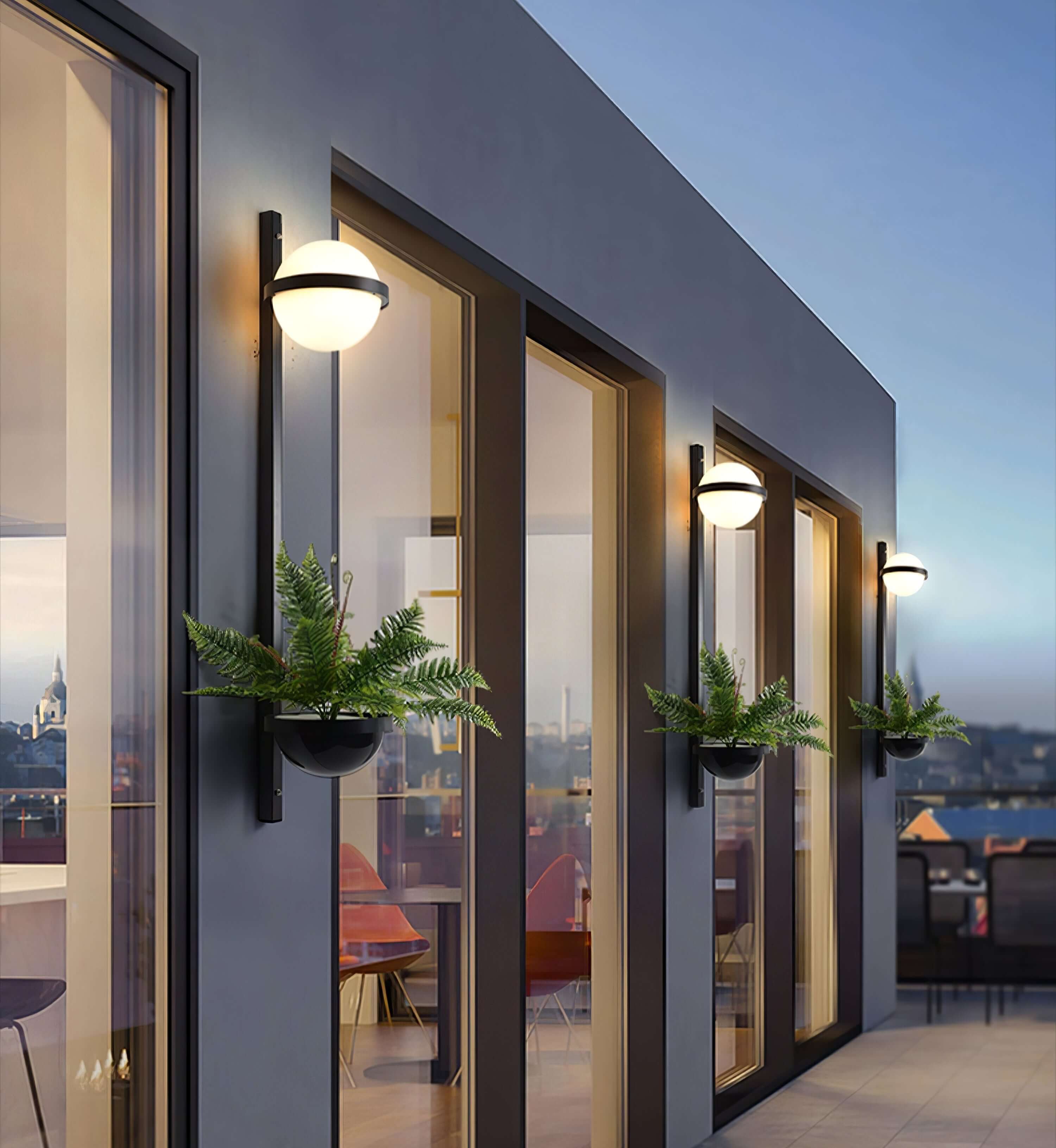 Lampada da Parete Moderna per Esterni - Impermeabile