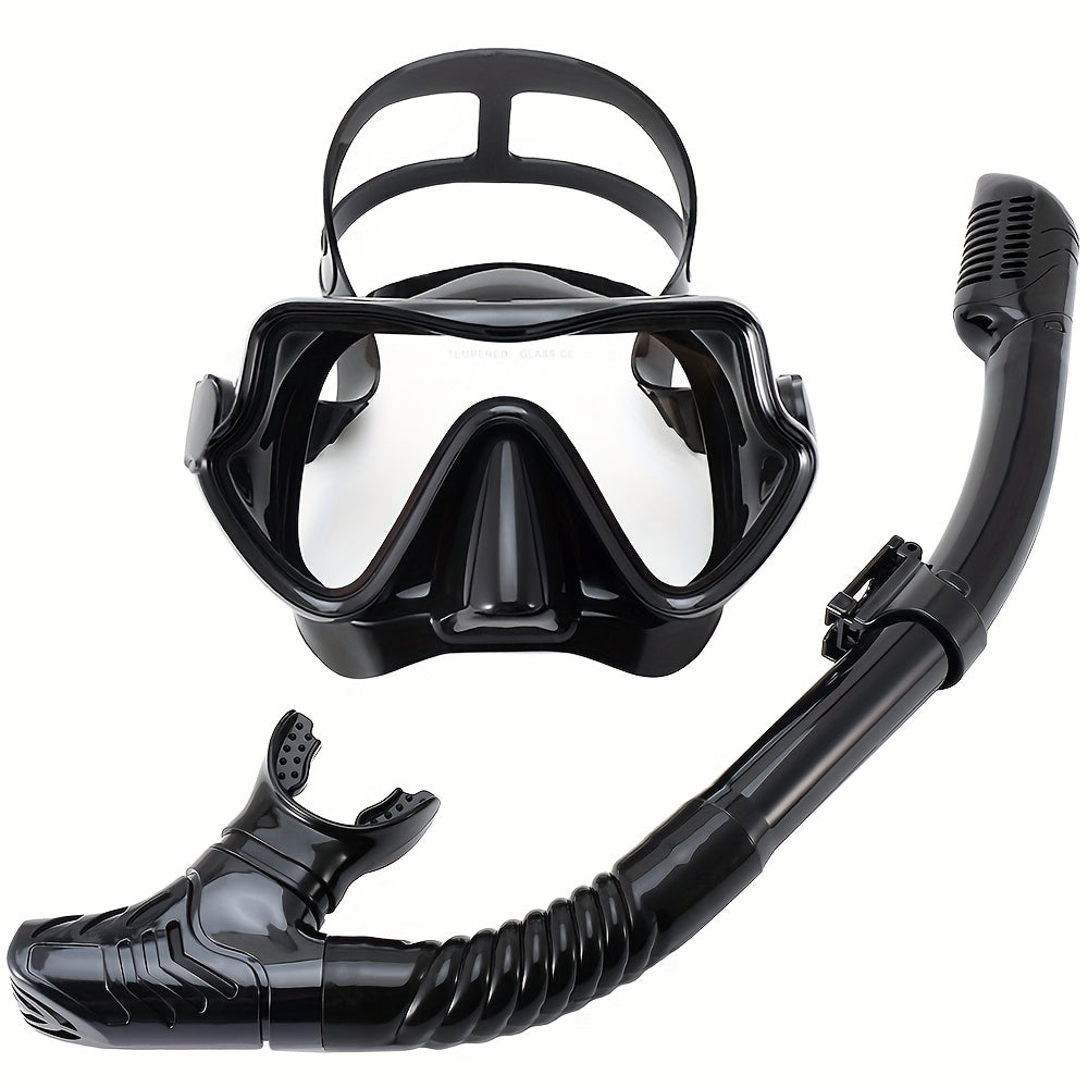 Set di Snorkel AquaClear – Impermeabile, Confortevole e con Grande Visibilità
