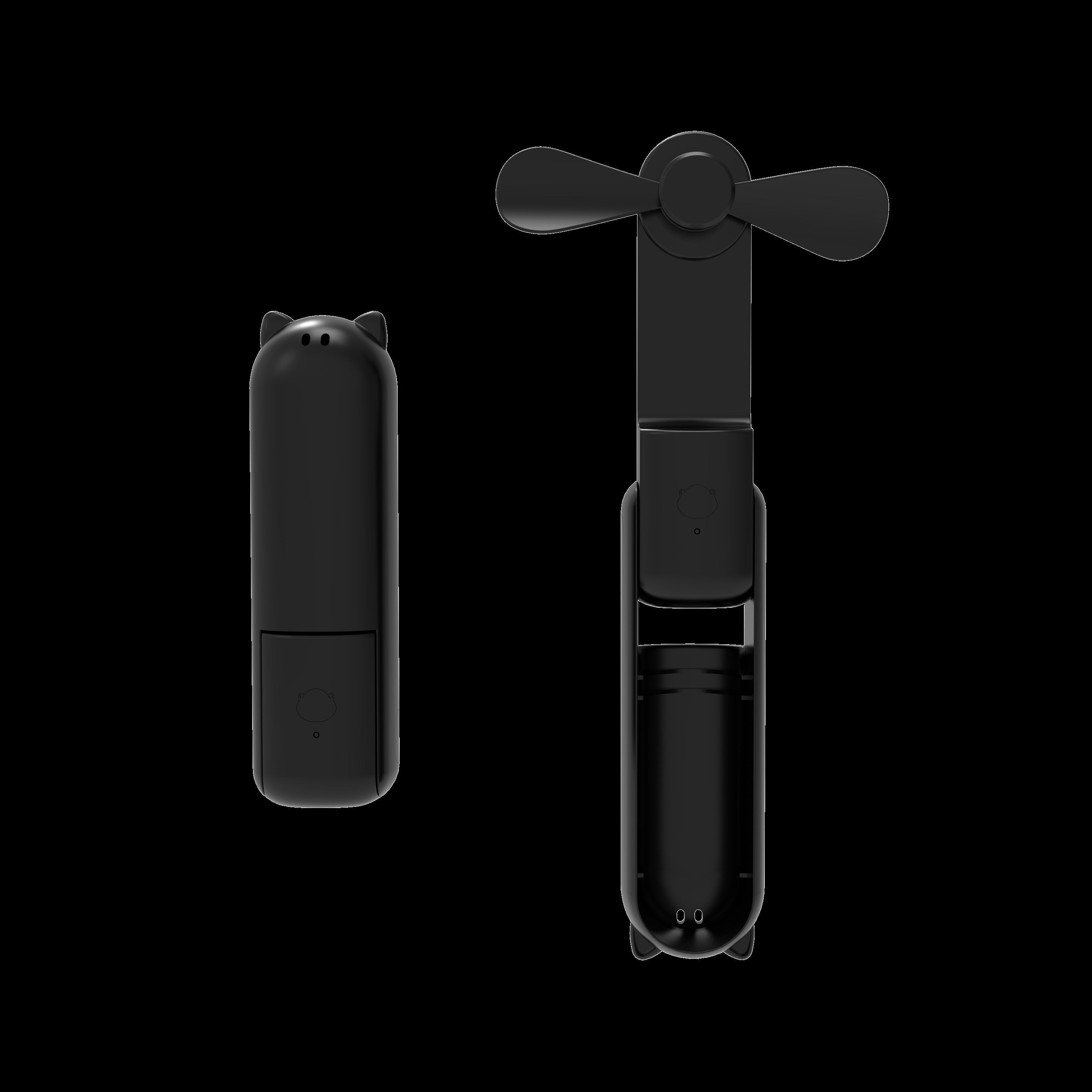 Ventilatore Portatile con Power Bank - Silenzioso ed Efficiente per l'Utilizzo in Movimento