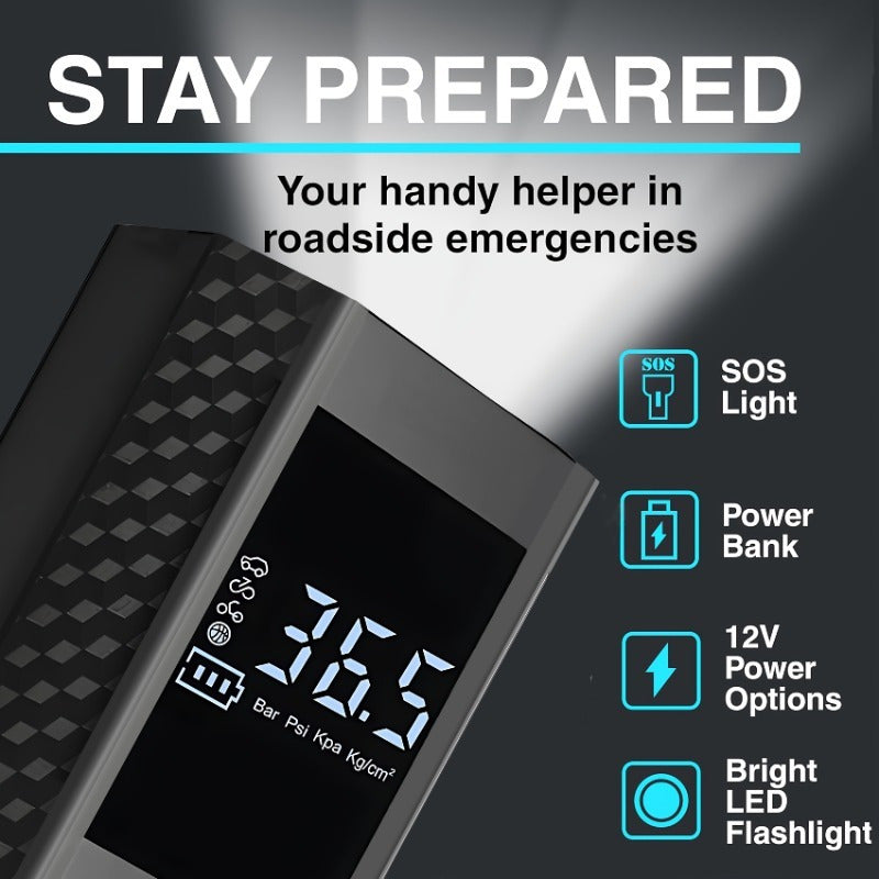 Pompa per Pneumatici Portatile AirSmart – Compatta ed Efficiente