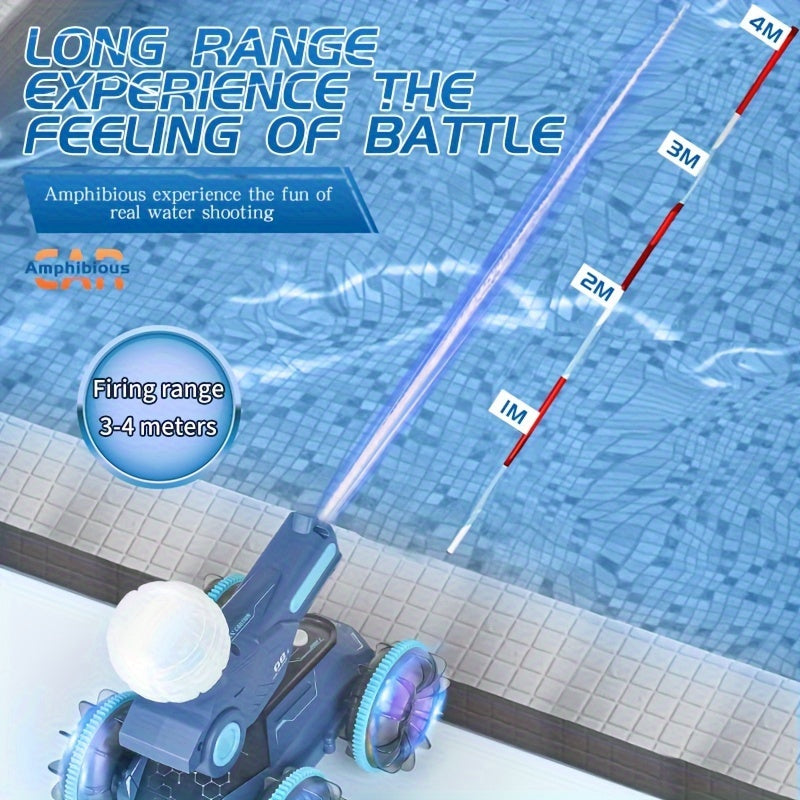 SplashRider Camionetta RC Amphibious con Cannone ad Acqua – Divertimento Spruzzante