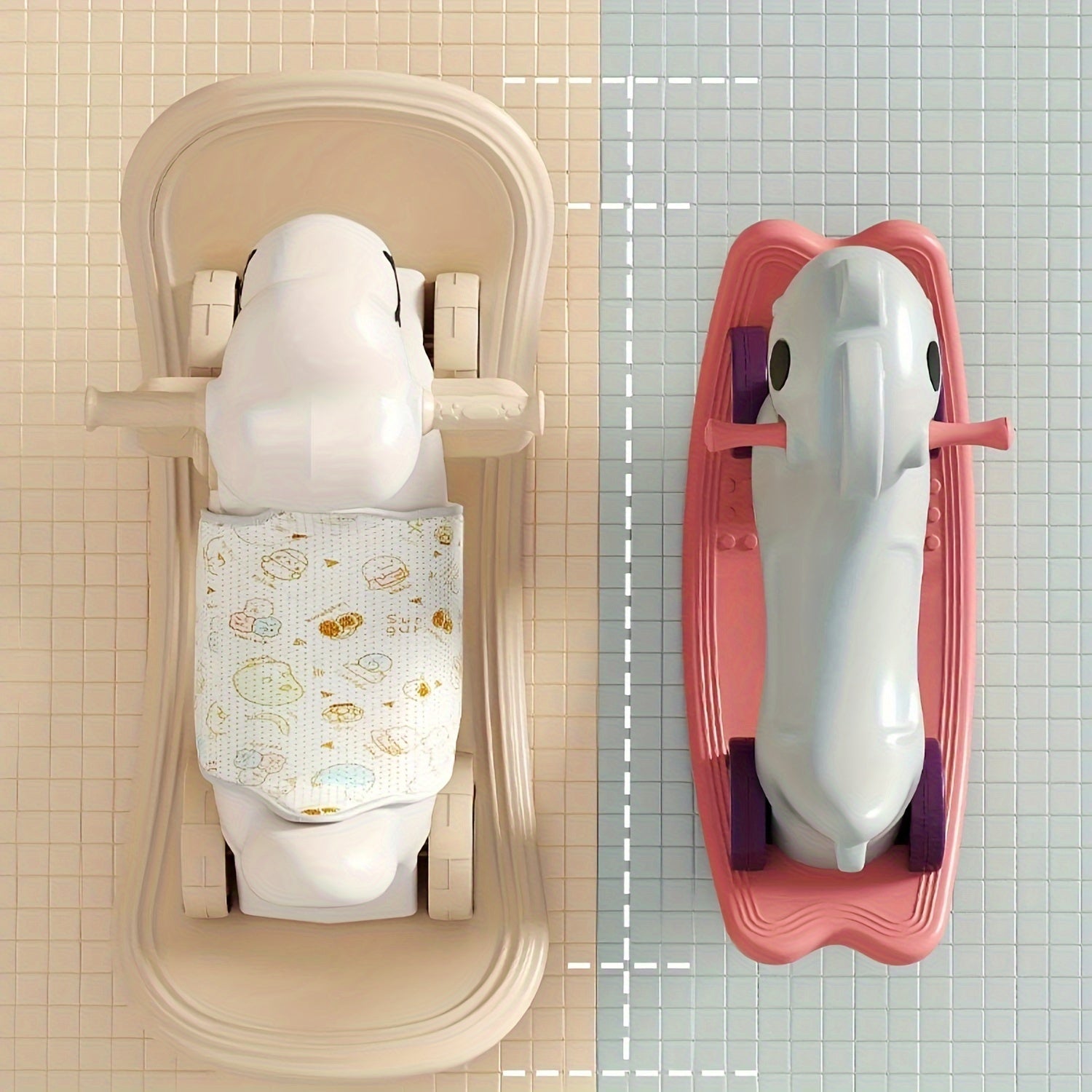 Cavallo a dondolo e bicicletta di equilibrio 2-in-1 – WobbiRider