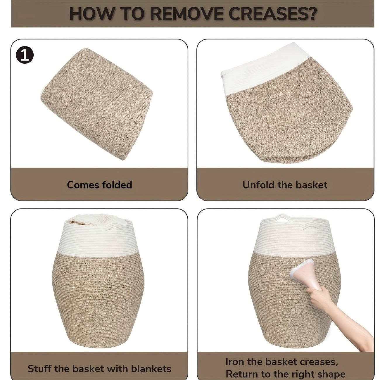 Cesto della Biancheria in Vimini Grande – Pratico ed Elegante per Qualsiasi Lavanderia