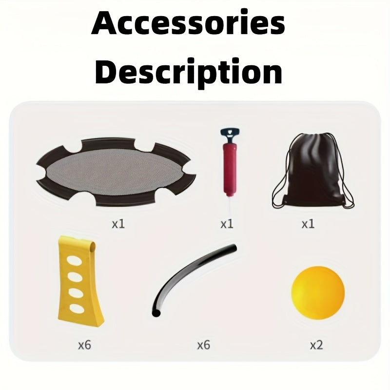 Rete Mini Volley Dinamica – Compatta e Adatta a Qualsiasi Luogo di Gioco