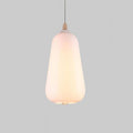 Globale/Zucche/Lampada a sospensione Ellittica Contemporanea in Vetro Fumè/Ambra/Trasparente 1 Luce Lampadario da Pranzo
