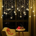 Cadeia de Luzes LED com Flocos de Neve | Interior e Exterior