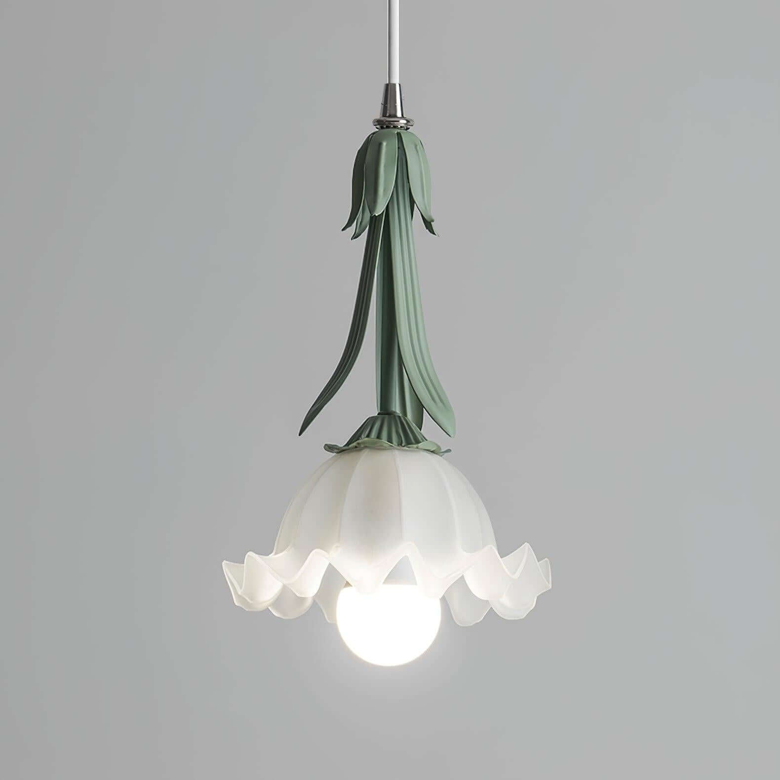 Elegante Lampada a Sospensione con Design a Fiore
