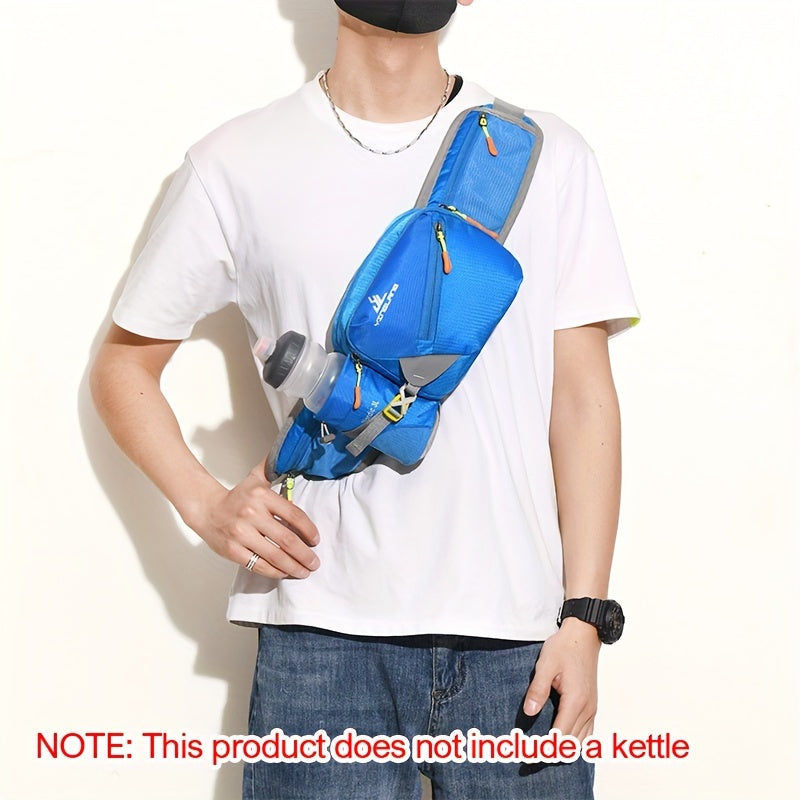 Borsa da Corsa Versatile con Portabottiglie – Nylon Resistente con Cerniere per Camminate e Maratone