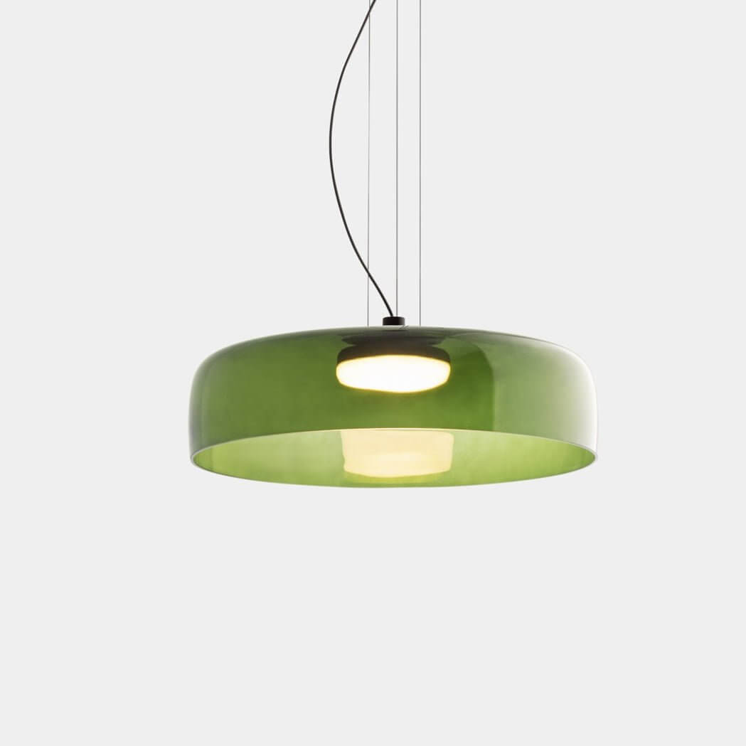 Lampada a sospensione in vetro norvegese - Design unico