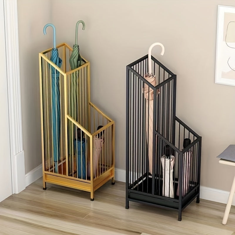 Stand per Ombrelli Elegante in Ferro – Durevole e Pratico per Uso Domestico e Commerciale