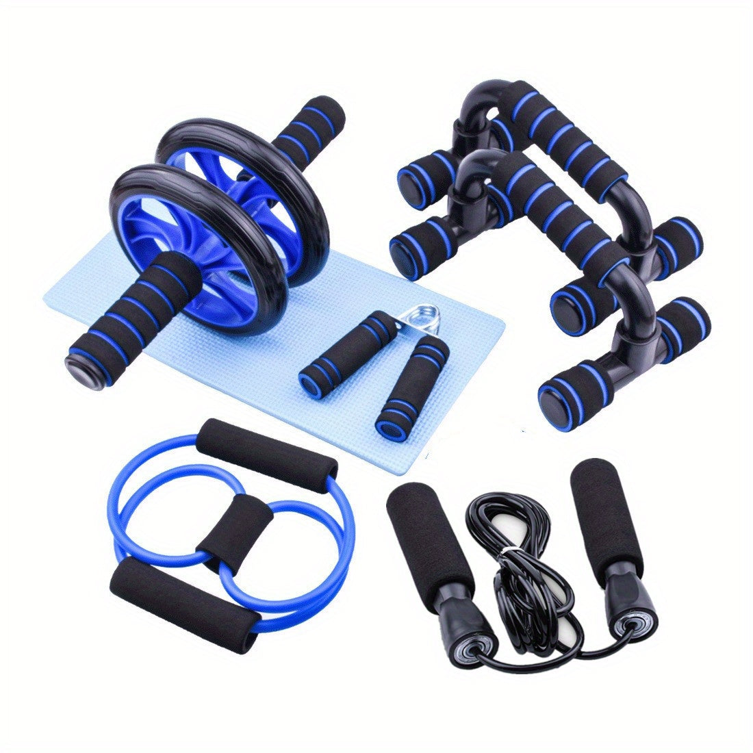 Set Fitness CoreMax – Set di Allenamento da 7 Pezzi per Addominali e Core Forti