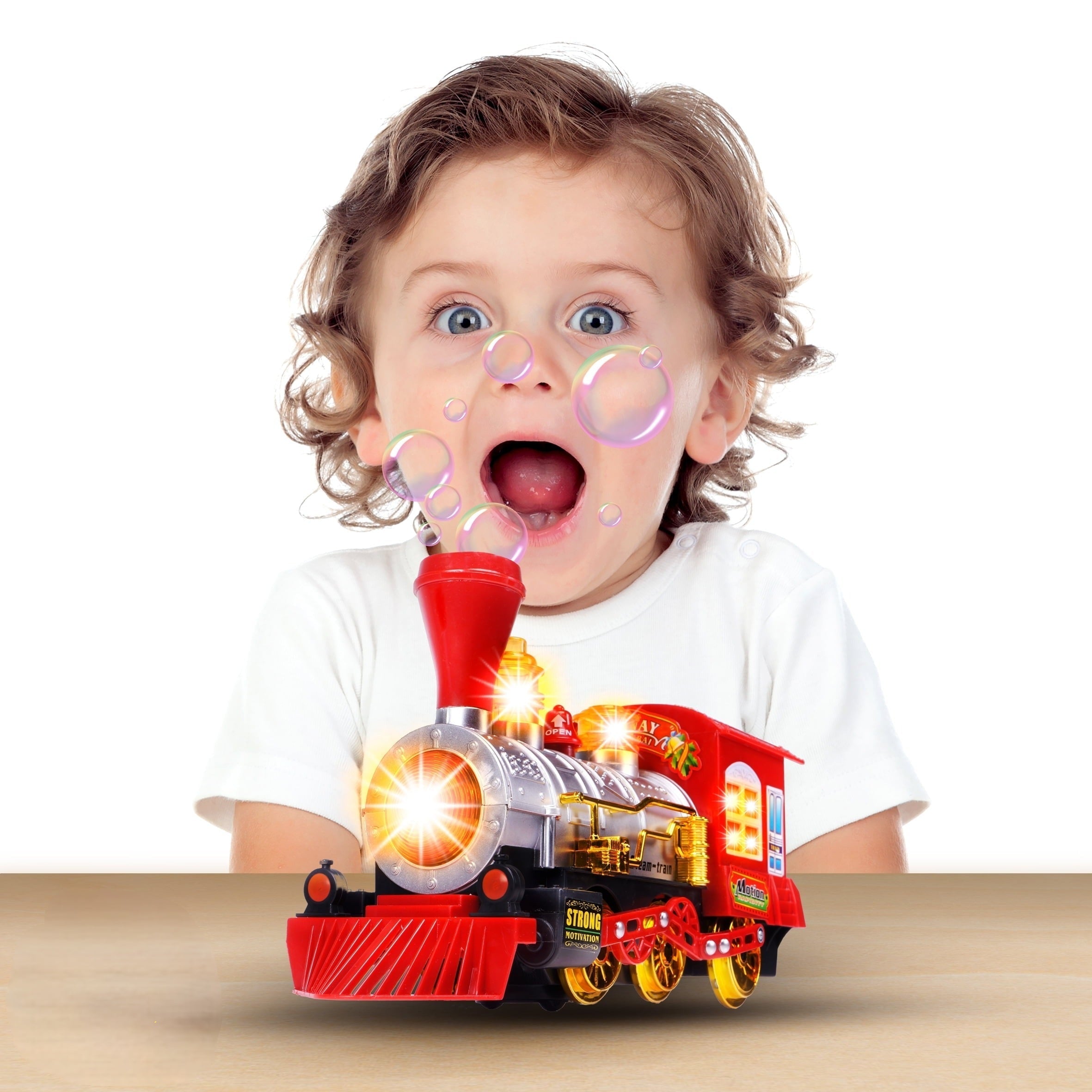 Treno a Bolle Interattivo – PuffiPop