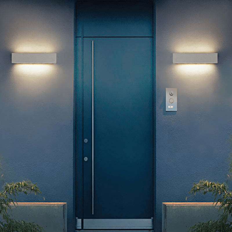 Lampada da Parete LED per Esterni - Design Angolare