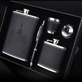 Ensemble de flasque en acier inoxydable 304 de haute qualité de 9 oz, bouteille de whisky, bouteille de vin, bouteille d'alcool, ustensiles de boisson de voyage, idéal pour les cadeaux.