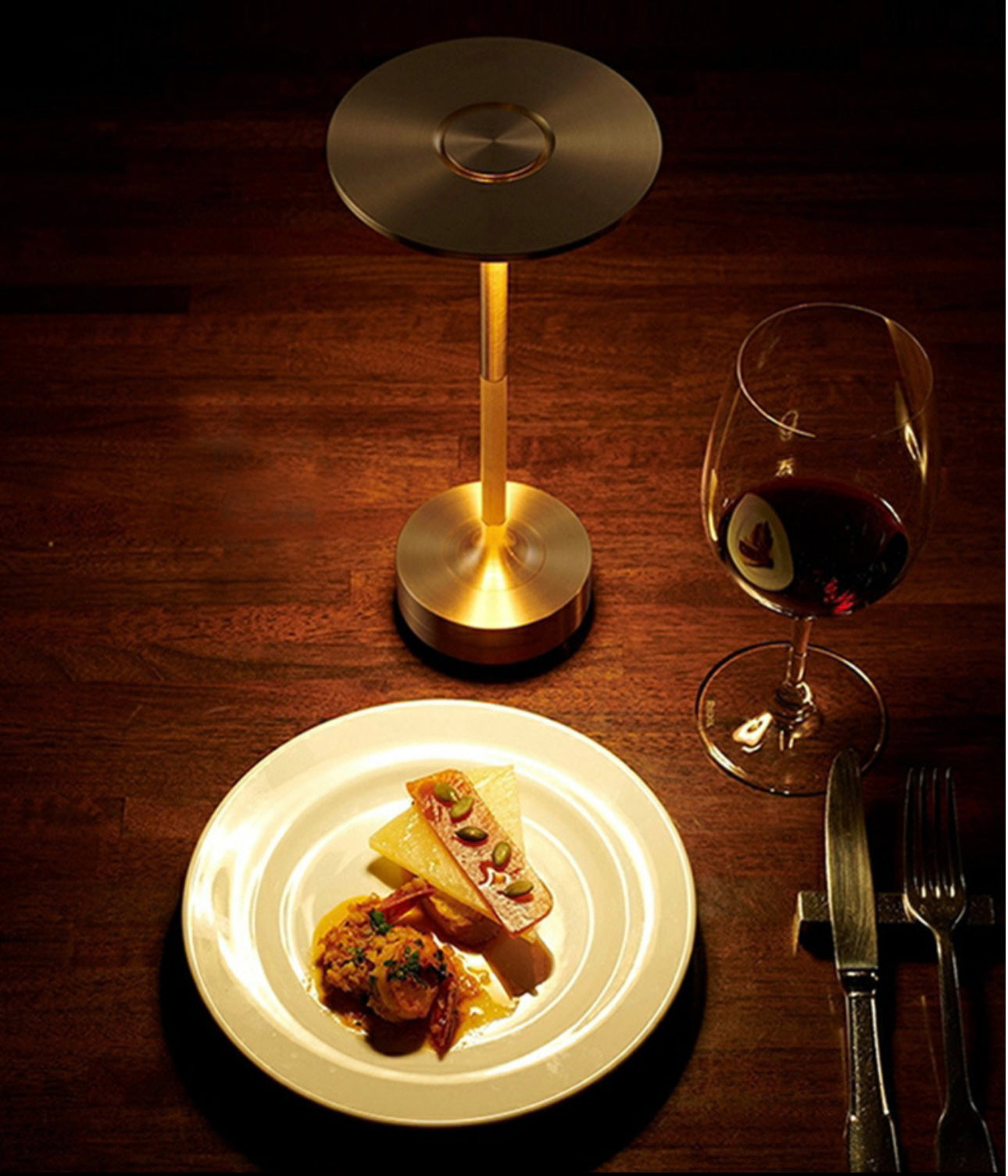 ClarityGlow Edizione di Lusso | Lampada da Tavolo LED Senza Fili