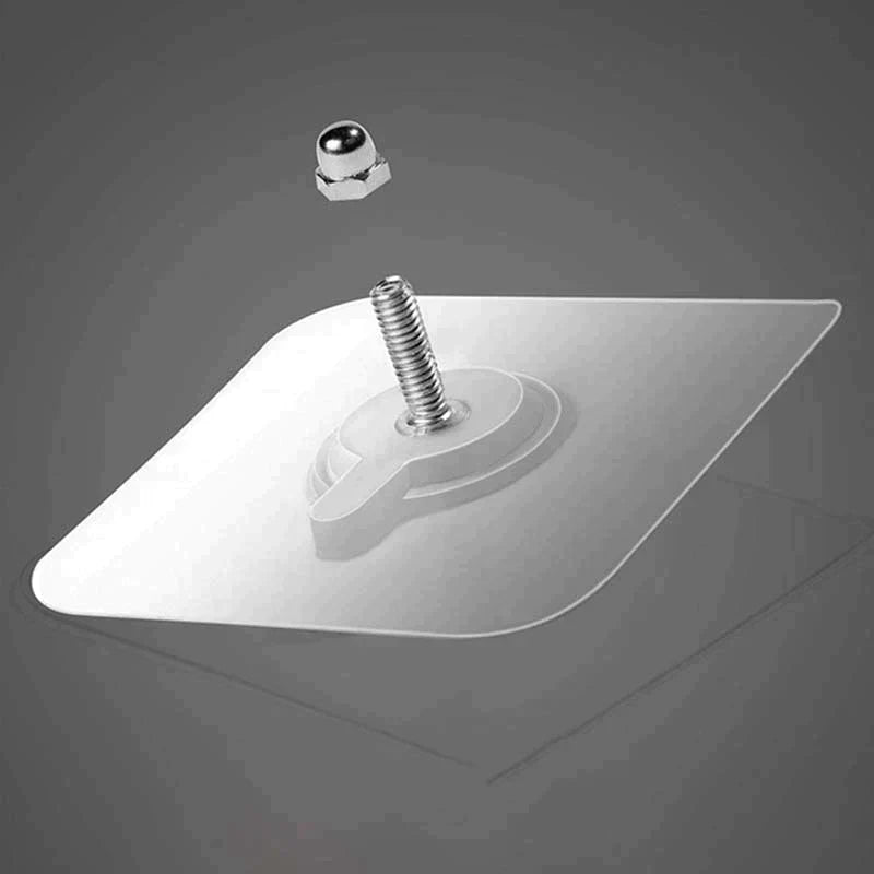 GripGuard Ganci da Parete Autoadesivi | Design Robusto, Senza Danni e Resistente all'Acqua