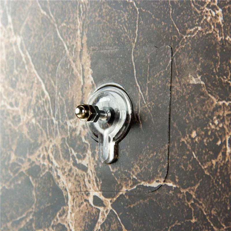 GripGuard Ganci da Parete Autoadesivi | Design Robusto, Senza Danni e Resistente all'Acqua