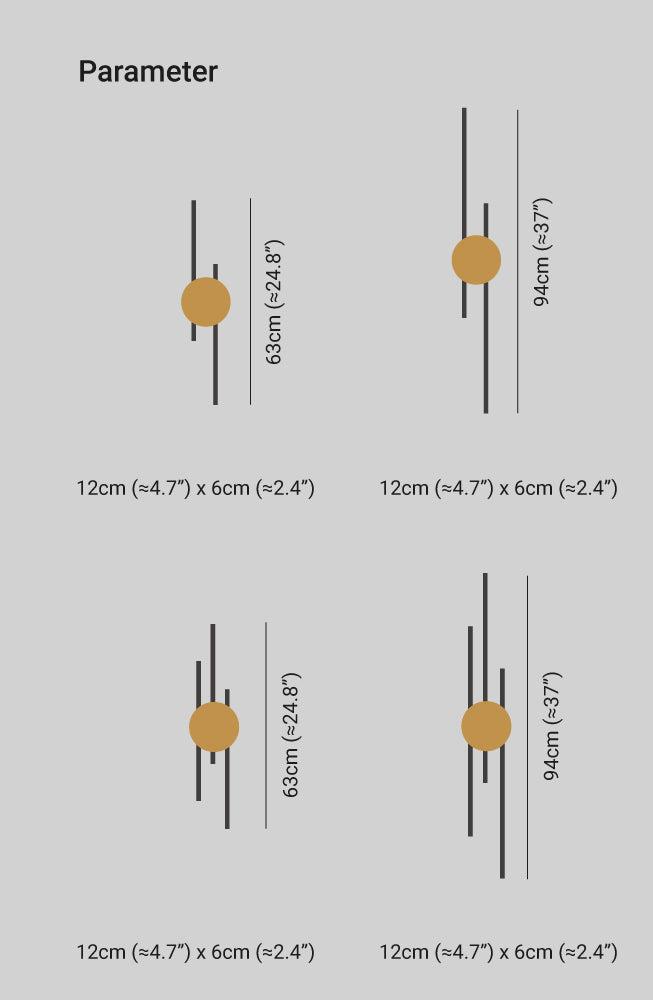 Lampada da Parete LED Industriale Moderna - LumoGlow