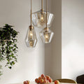 Lampe suspendue en verre cristal Prism