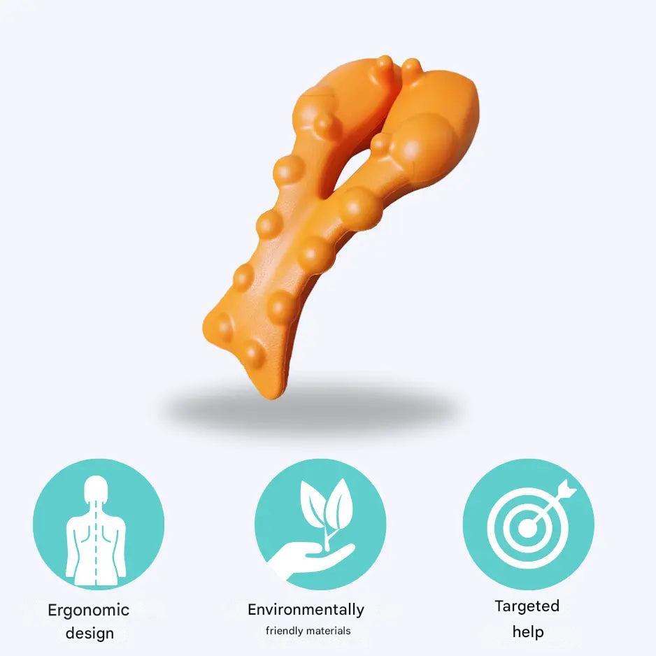 Strumento di Agopressione per il Dolore al Collo e alle Spalle – TrapiRelief
