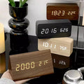 Ρολόι - WoodWatch - Οθόνη LED - Φωνητικός έλεγχος