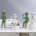 Estátua de Alienígena em Resina para Jardim e Espaços Exteriores