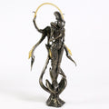 Figurine de Bouddha Alien Xénomorphe | Décoration Surréaliste en Résine de Collection