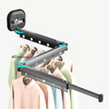 AluFlex - Séchoir pliable en aluminium avec fixation par ventouse