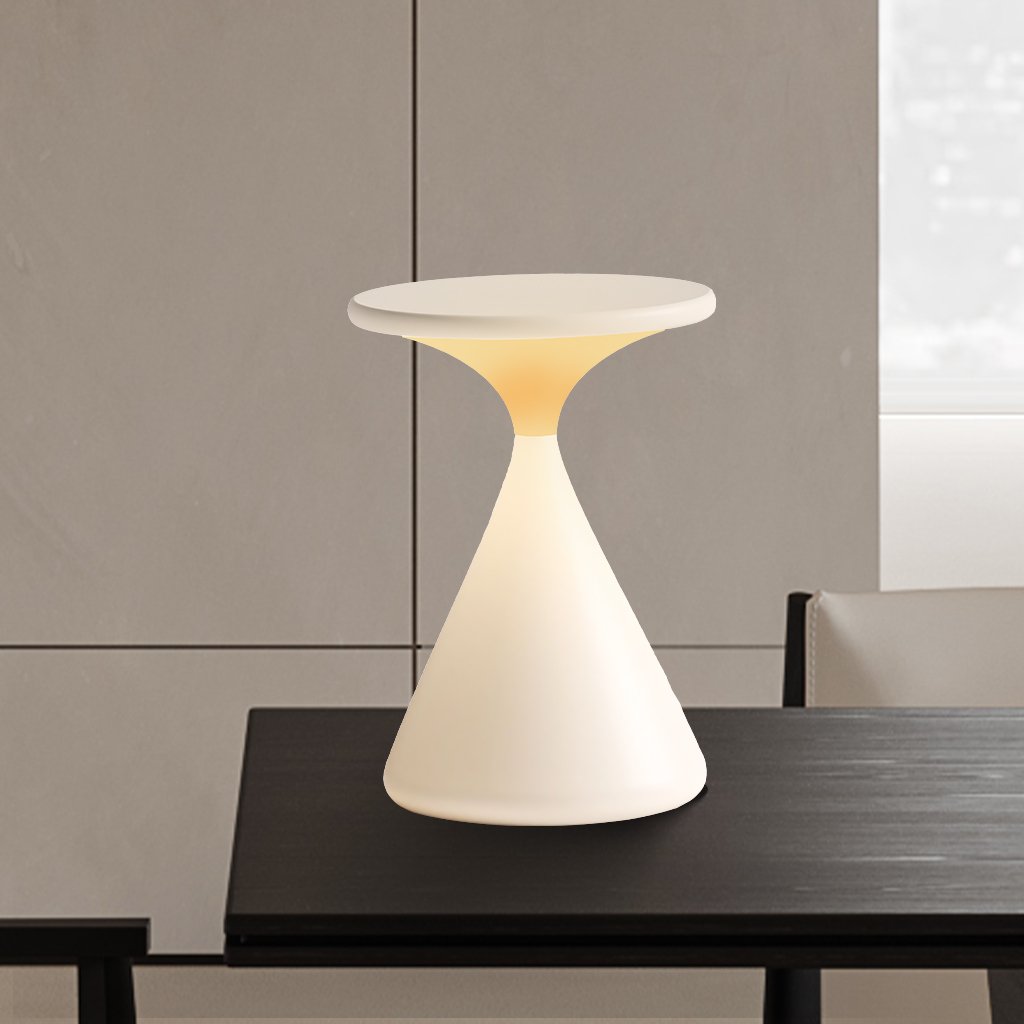 Lampada da Tavolo LED Dimmabile Aeron Hourglass – Luce Elegante e Senza Fili