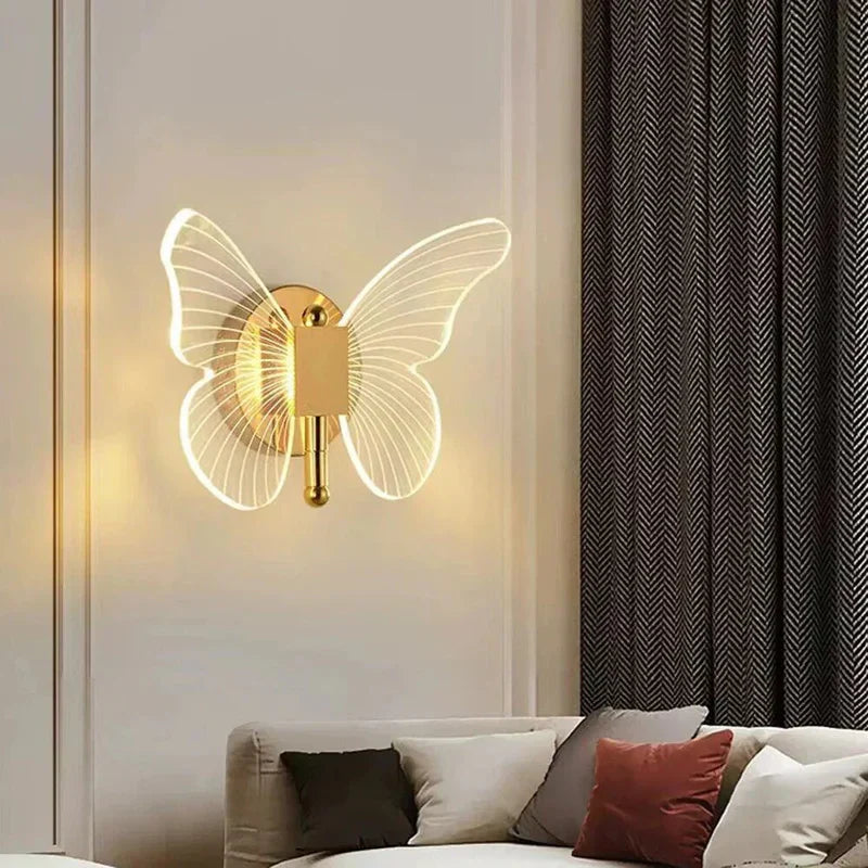 Lampada da Parete a Farfalla RadiantCharm | Lampada LED Durevole e a Risparmio Energetico