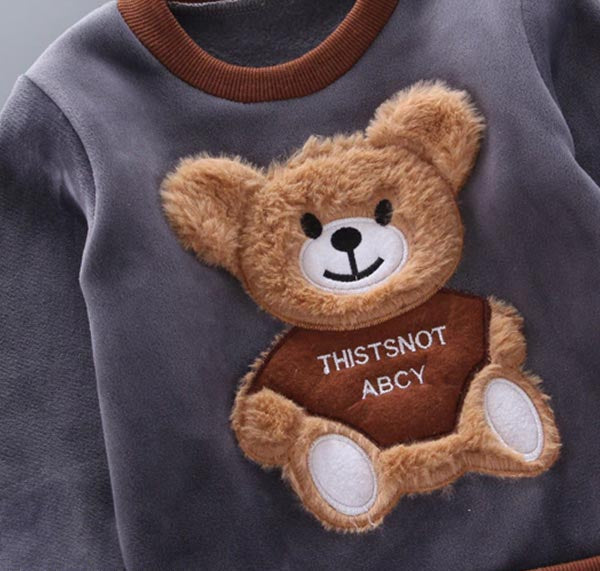 Set per Bambini e Neonati in Tre Pezzi con Motivo Orso – BearHugs