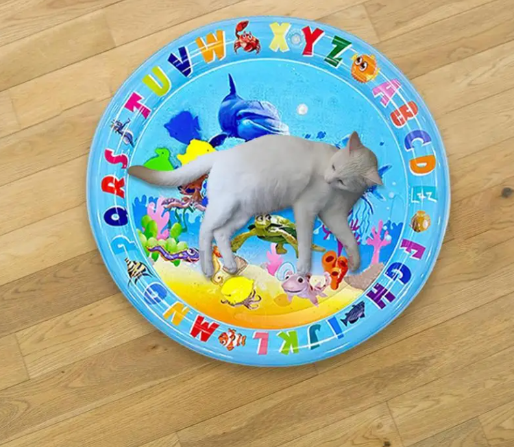 Tappetino Avventura AquaProwl per Gatti | Tappetino da Gioco Durevole e Resistente ai Graffi per Gatti