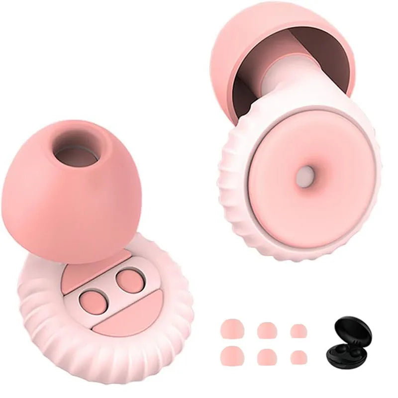 Tappi per le Orecchie in Silicone Confortevoli – Silenzio e Protezione