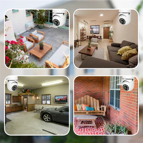 VigilPro Lamp Security Camera | Visione notturna, tracciamento del movimento e controllo tramite smartphone