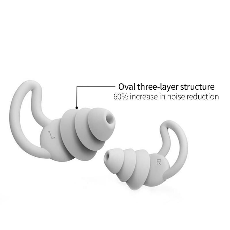 Tappi per le Orecchie Morbidi per Sonno Profondo e Riduzione del Rumore - Noctura
