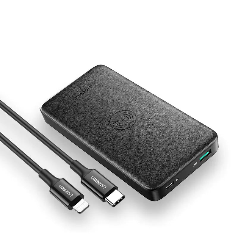Caricabatterie Wireless Veloce Power Bank – 10.000mAh Doppia Uscita