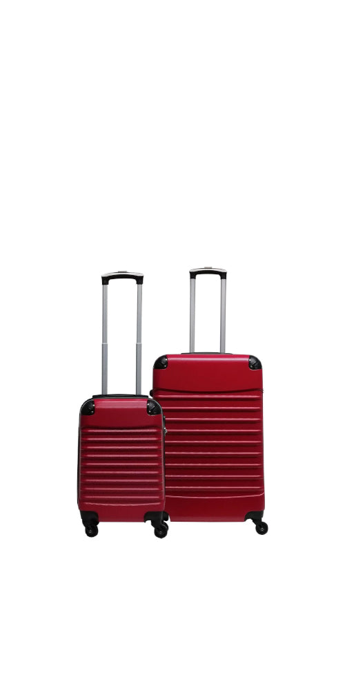 Set di Valigie Rigide a 2 Pezzi – Siena Rosso