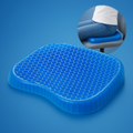 Cojín de asiento ortopédico de gel ComfortGel | Alivio de la presión - Dolor en el coxis - Soporte para la zona lumbar - Para silla de oficina - Coche - Uso en silla de ruedas