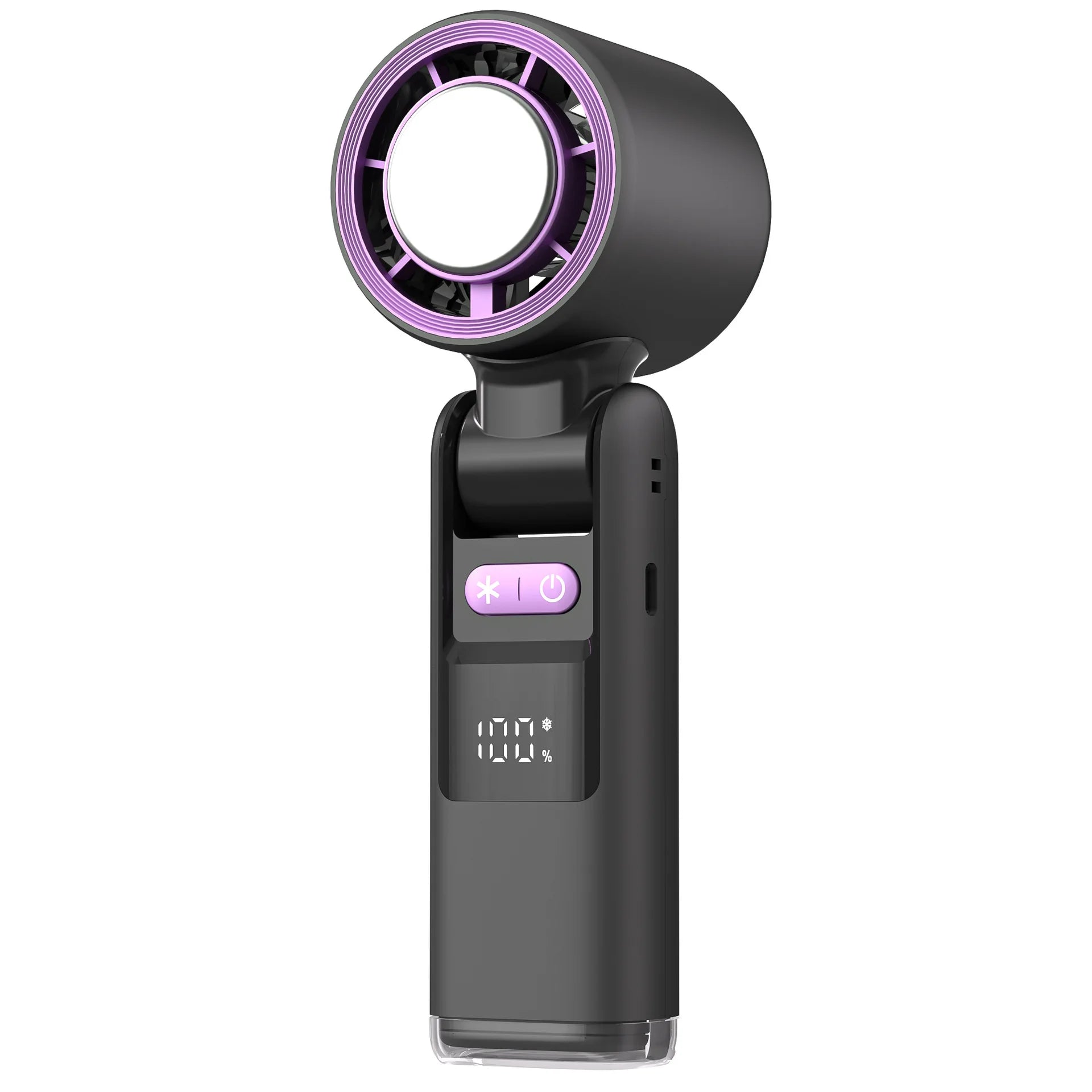 HandyFan Pro - Ventilatore Pieghevole Portatile con Display Digitale e Batteria da 4000mAh