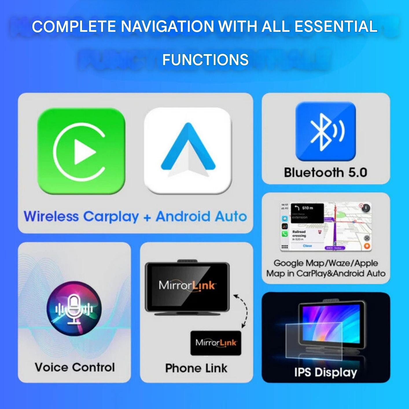 Display Wireless CarPlay & Android – DriveOne