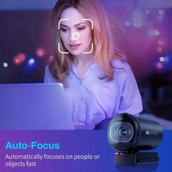 Webcam Crystal Clear 4K HD – Qualità di Streaming Professionale