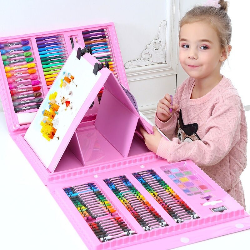 Scatola Creativa 6-in-1 con Materiali Artistici e per Fai-da-Te per Bambini – Compatta e Versatile