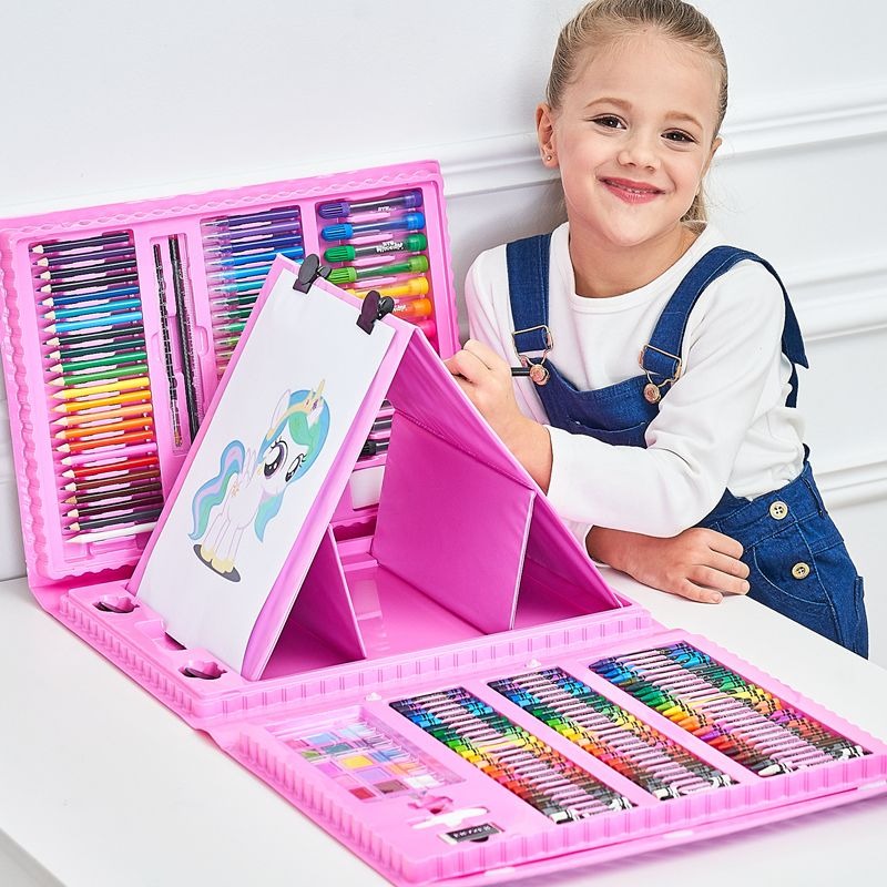 Scatola Creativa 6-in-1 con Materiali Artistici e per Fai-da-Te per Bambini – Compatta e Versatile