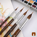 Set di Pennelli per Dettagli | Linee Fini & Precisione | Manico in Legno | PinPointPro