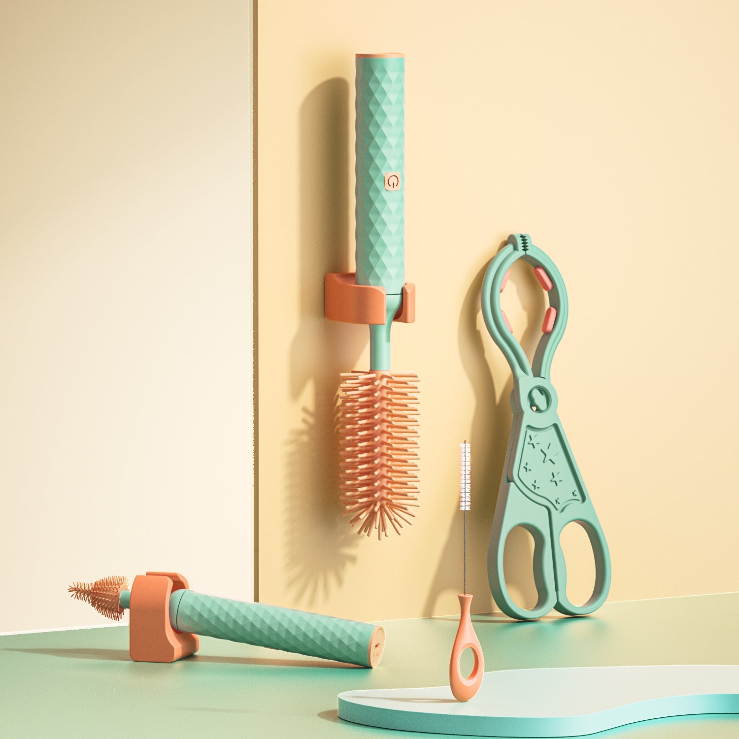 Spazzola Elettrica in Silicone per Bottiglie – BubblEase