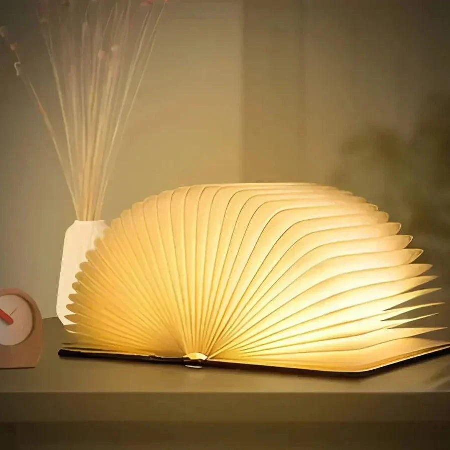 Luce da Libro Pieghevole con Luce LED Calda - StoryGlow