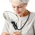 Lentille ergonomique 5X avec col de cygne réglable – idéale pour la lecture et les travaux de précision