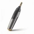 Professional Ultra-Thin Precision Trimmer | Titanium Stainless Steel Blades | Built-in LED Light | Micro-Oscillation Technology | For Nose, Ears, and Contours