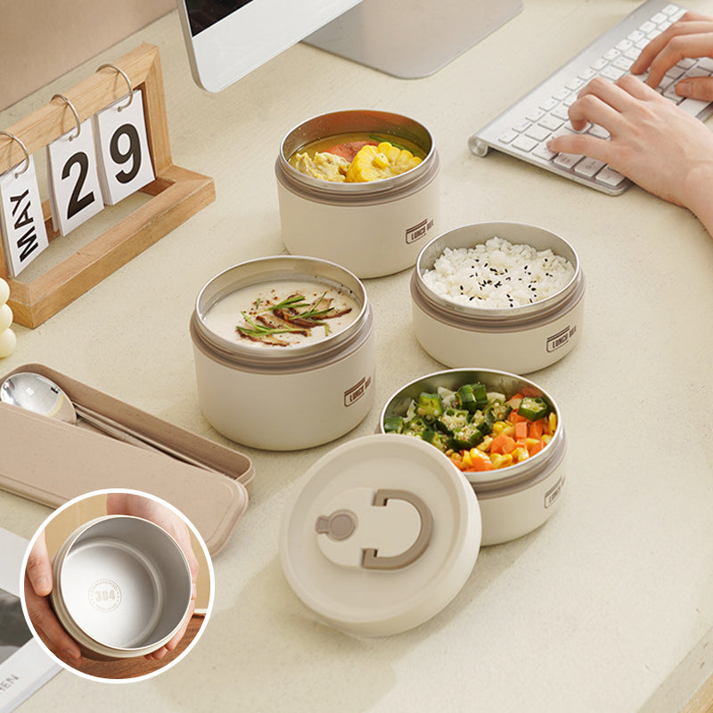 Lunchbox Isolato a Più Strati con Borsa da Trasporto GRATUITA - ThermoBox