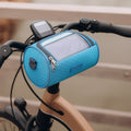 Bolsa de guiador para bicicleta com janela tátil | Impermeável | Fecho de velcro seguro | RideShield